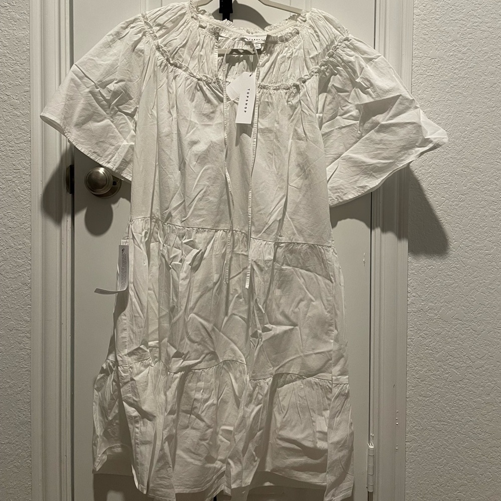 Topshop white dress